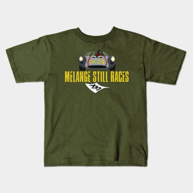 Melange Still Races Kids T-Shirt by DistractedGeek